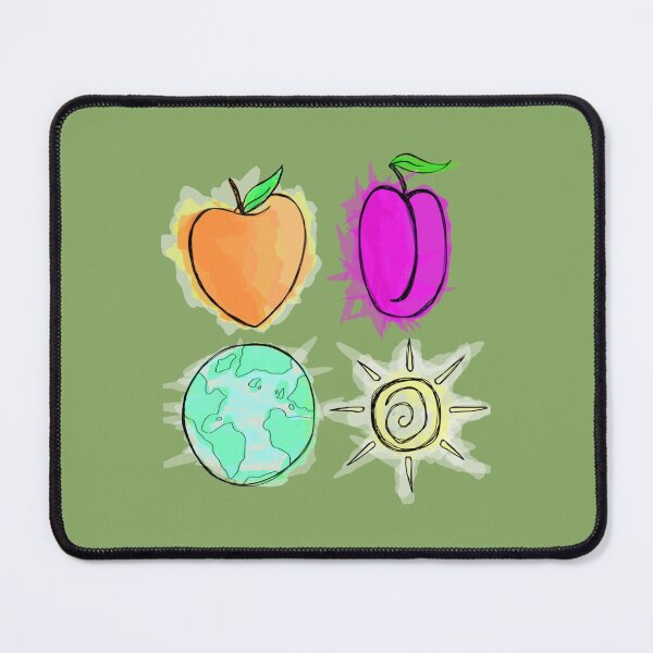 Item preview, Peach, Plum, Earth, Sun   designed and sold by OatsNPokess.