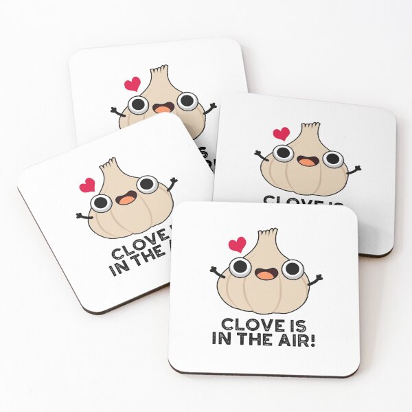 Item preview, Clove Is In The Air Funny Garlic Puns  designed and sold by punnybone.