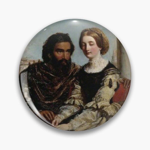 Othello and Desdemona - William Powell Frith - Date unknown - Fitzwilliam Museum - Cambridge (England)	 Painting - oil on canvas  Pin