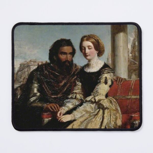 Othello and Desdemona - William Powell Frith - Date unknown - Fitzwilliam Museum - Cambridge (England)	 Painting - oil on canvas  Mouse Pad