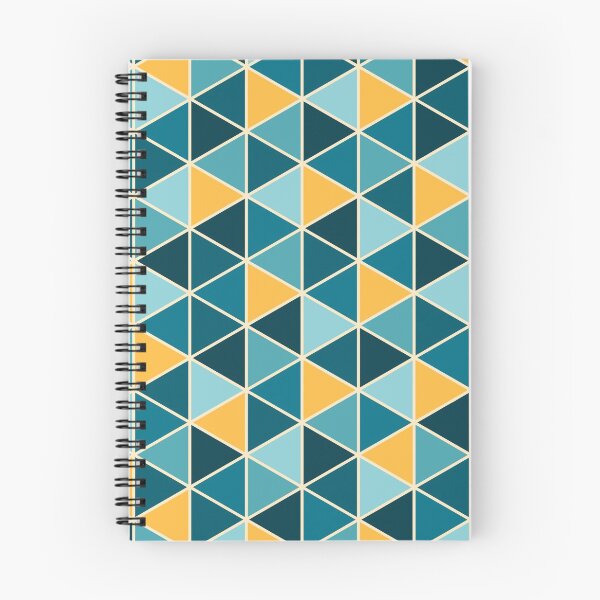 Item preview, Tones of Blue Triangle Pattern designed and sold by bubblyshades.