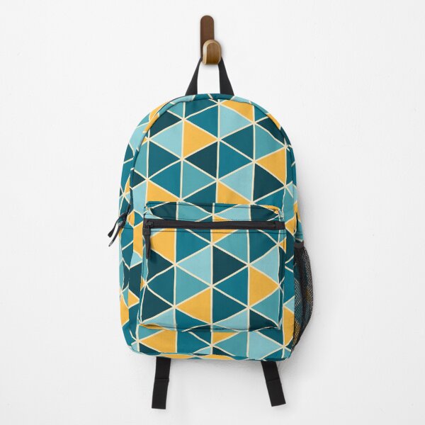 Item preview, Tones of Blue Triangle Pattern designed and sold by bubblyshades.