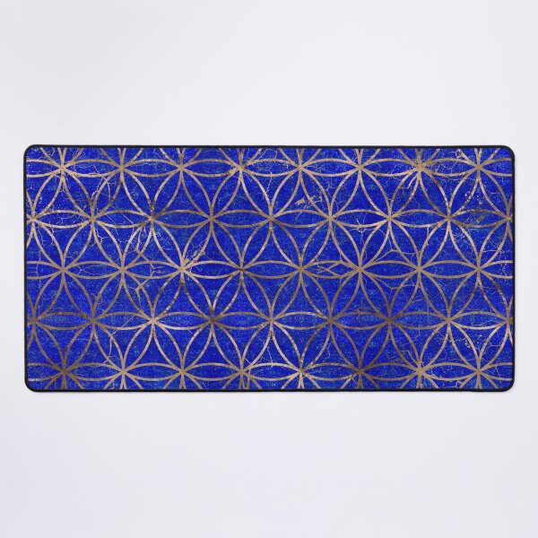 Artikel-Vorschau von Blume des Lebensmusters - Lapislazuli und Gold, designt und verkauft von Nartissima.