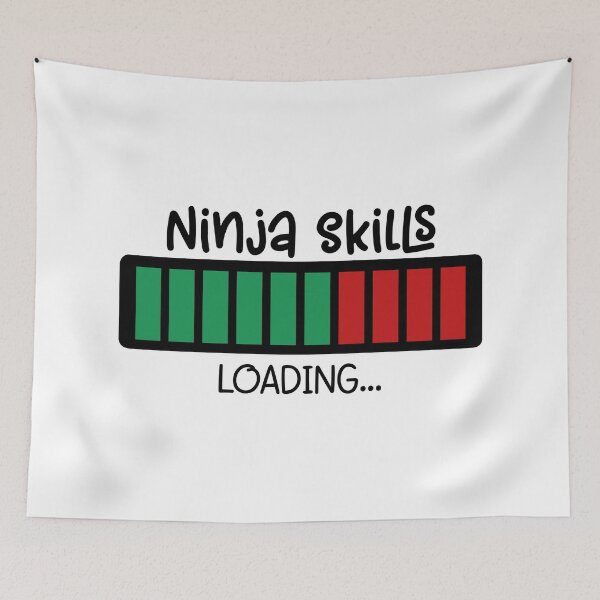 Item preview, Funny Martial Arts Gym Fighter Slogan Ninja Skills Loading designed and sold by thecooltable.