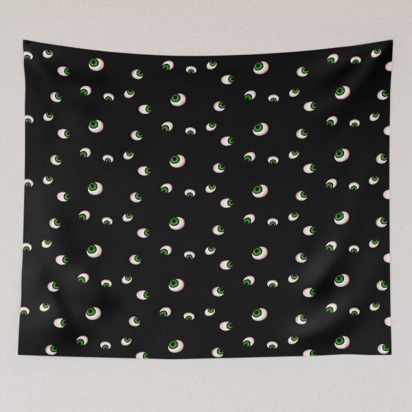 Item preview, Green eyeball pattern  designed and sold by Pottsfield-CM.