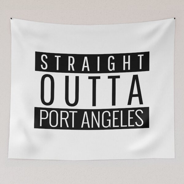 Item preview, Straight Outta Port Angeles Washington  designed and sold by Teelogic.
