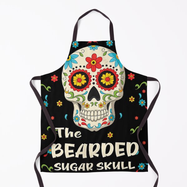 Item preview, Womens Day of Dead Bearded Sugar Skull Halloween Matching Costume Tank Top designed and sold by lakismorto.