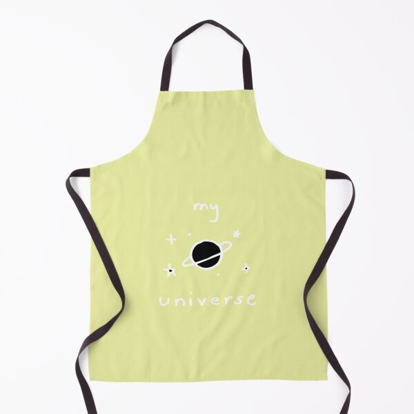 Item preview, My Universe Doodles White Outline on Canary Yellow designed and sold by lineartdesigns.