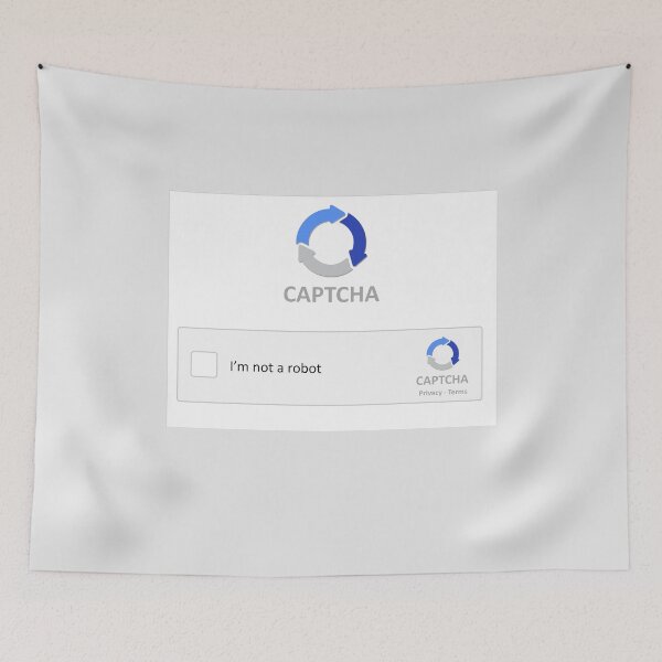 Item preview, CAPTCHA IM NOT A ROBOT designed and sold by T-paw.