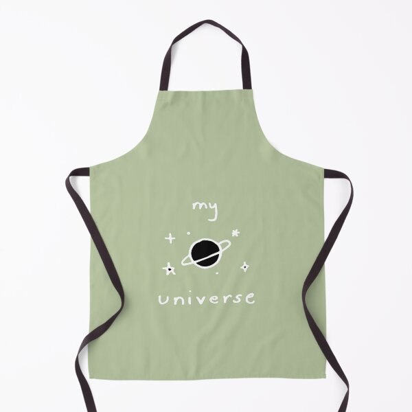 Item preview, My Universe Doodles White Outline on Light Moss designed and sold by lineartdesigns.