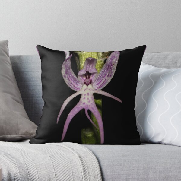 Orchis italica Throw Pillow