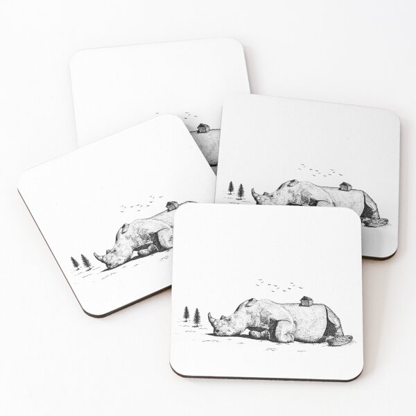 Item preview, Sleepy Rhino designed and sold by Dot-By-Dot.