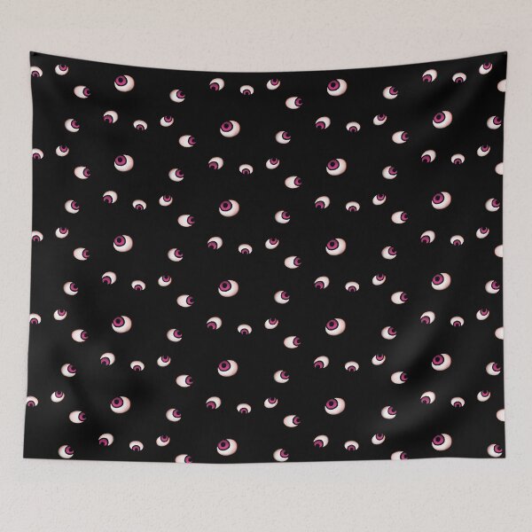 Item preview, Pink eyeball pattern  designed and sold by Pottsfield-CM.