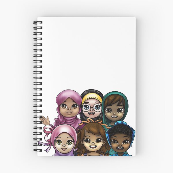 Item preview, New Design Muslim Me Hijabi Girls Cartoons designed and sold by Emma Apple.