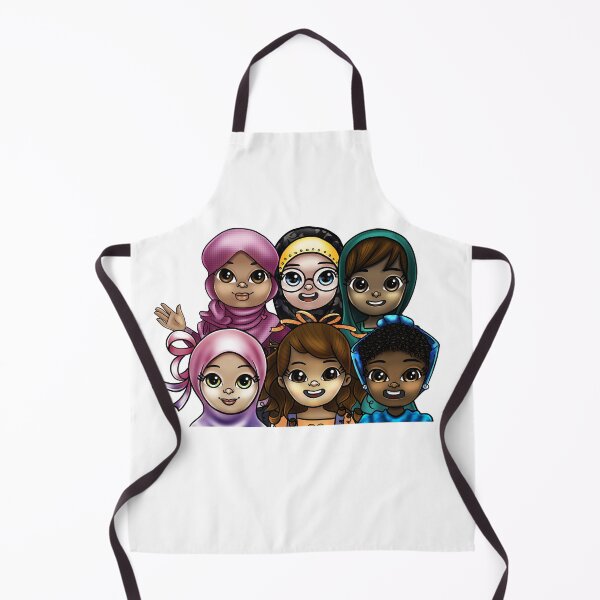 Item preview, New Design Muslim Me Hijabi Girls Cartoons designed and sold by Emma Apple.