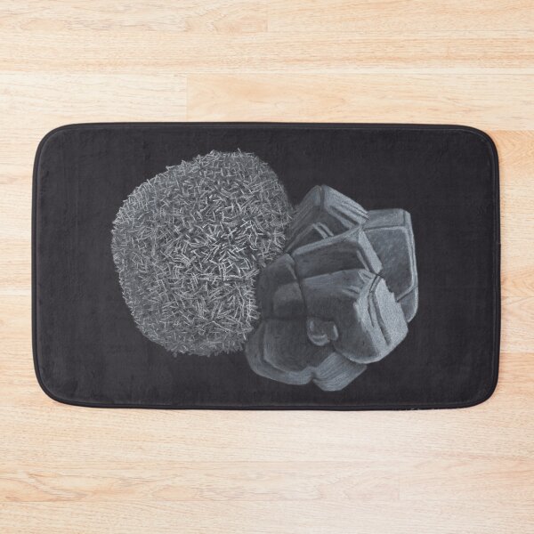 Item preview, Dry pastel drawing of two calcites designed and sold by ThalerSlama.