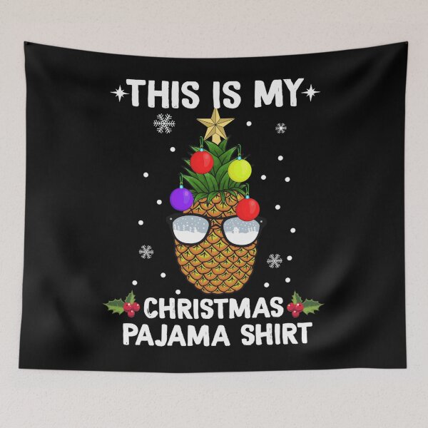 Item preview, This Is My Christmas Pajama Lights funny Pineapple designed and sold by katieschunk.