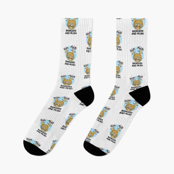Item preview, Bangers And Mush Funny English Food Puns  designed and sold by punnybone.