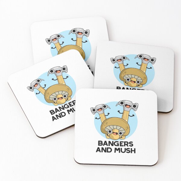 Item preview, Bangers And Mush Funny English Food Puns  designed and sold by punnybone.