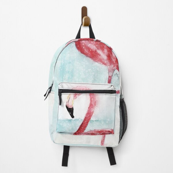Item preview, Pink Flamingo Watercolor Illustration designed and sold by Jules McCullough.