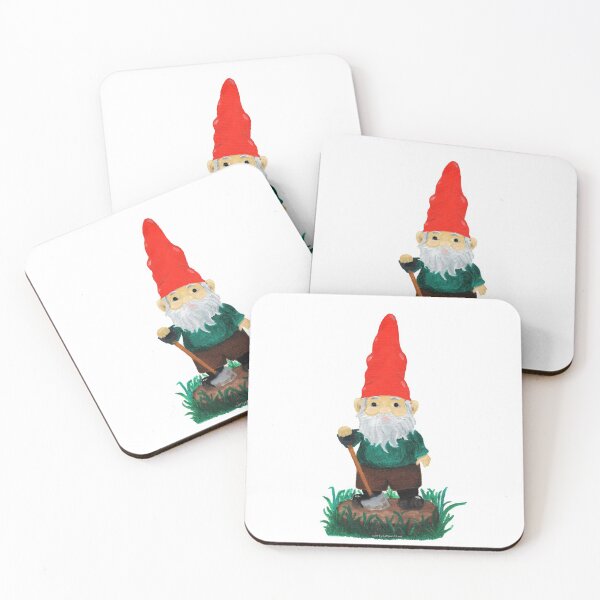 Item preview, Garden Gnome - Cute Oil Painting designed and sold by Art by Kathleen Stuart.