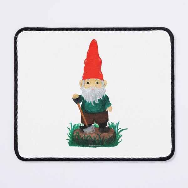 Item preview, Garden Gnome - Cute Oil Painting designed and sold by Art by Kathleen Stuart.