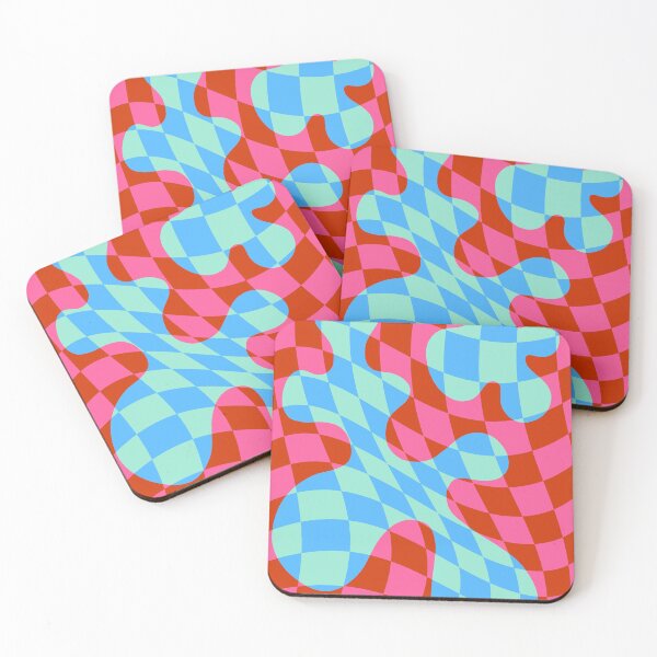 Item preview, Abstract Checker Pink Blue designed and sold by JodiFeddon.