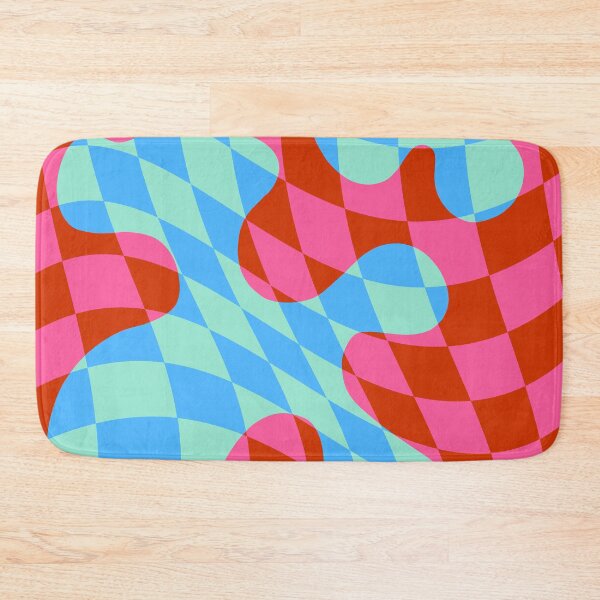 Item preview, Abstract Checker Pink Blue designed and sold by JodiFeddon.