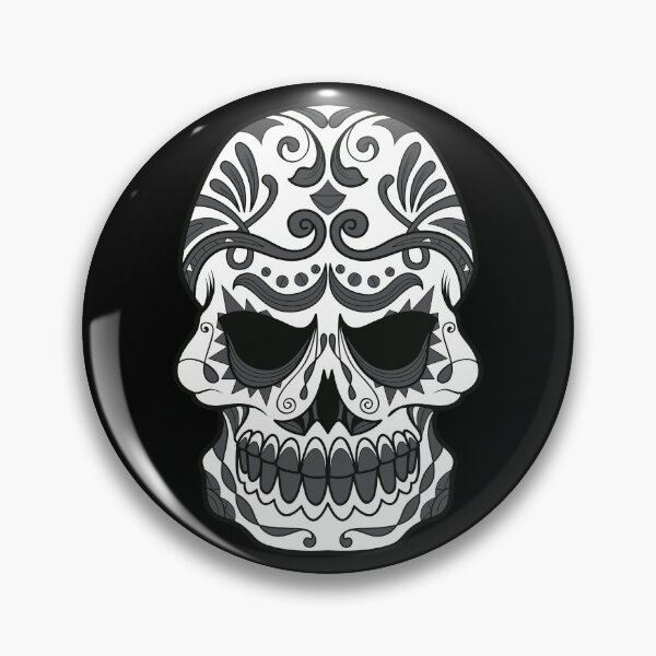 Item preview, Sugar B/W Skull  designed and sold by HappyIke.