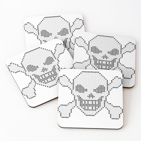 Item preview, Pixel Skull and Crossbone designed and sold by jhojho.