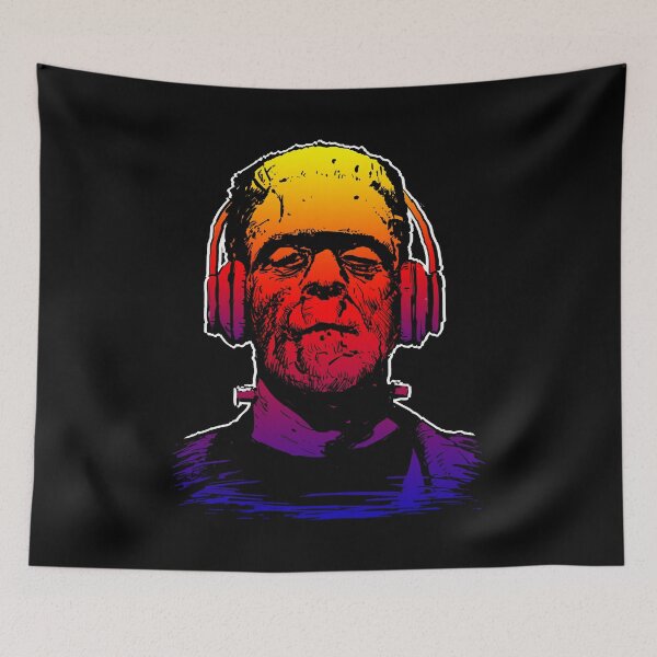 Item preview, frankenstein listen to music  designed and sold by ErskineJacobs.