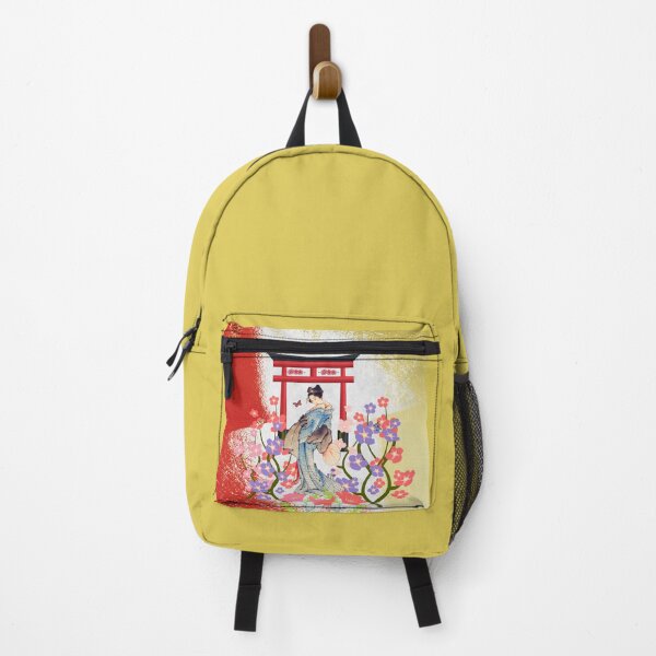 Item preview, Japanese Geisha Girl In Blue Kimono designed and sold by whitedove457.