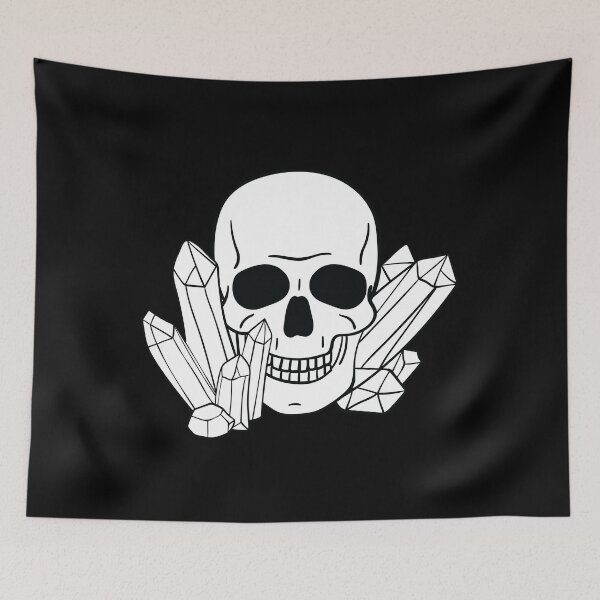 Item preview, Skull With Crystals designed and sold by Buzzbazaar.