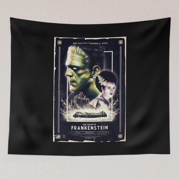 Item preview, frankenstein and his bride designed and sold by ErskineJacobs.