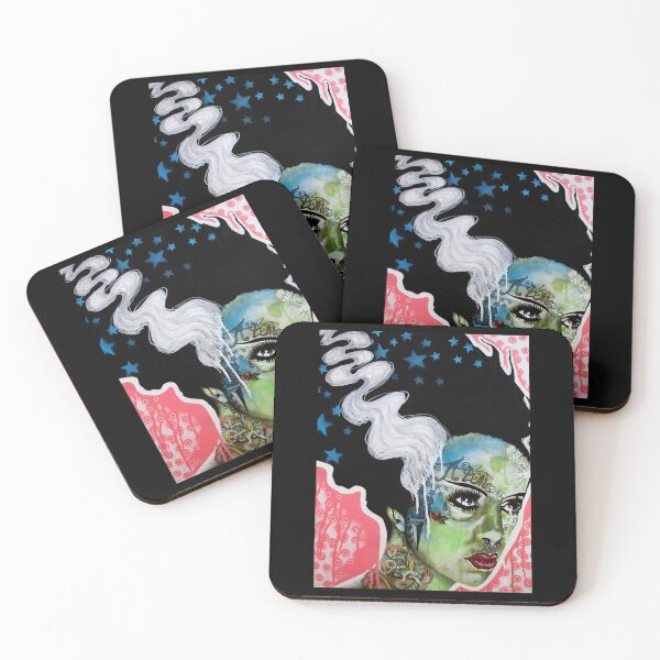 Item preview, Bride horror hand paints designed and sold by ErskineJacobs.