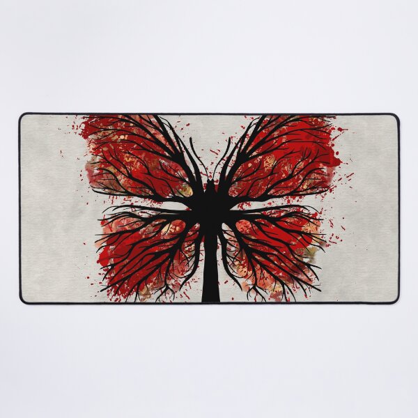 Item preview, Butterfly Tree - Ink and Red  designed and sold by k9printart.
