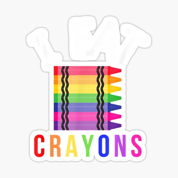 Funny Crayons Coloring - Funny Crayons - Sticker