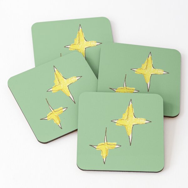 Item preview, Wunderworld Stars - Green Background designed and sold by Wortelsap.