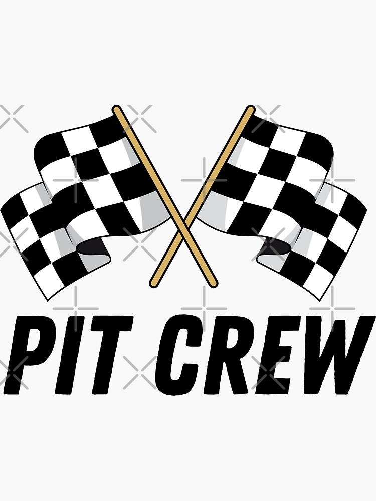 Pit Crew Sticker For Sale By Frank095 Redbubble