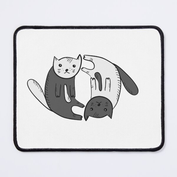 Item preview, Ying and yang cats designed and sold by SA Butterfly.