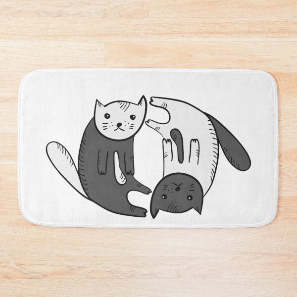 Item preview, Ying and yang cats designed and sold by SA Butterfly.