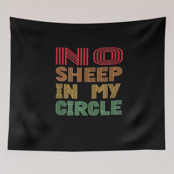 Item preview, No Sheep In My Circle Funny designed and sold by Anoirshop ⭐⭐⭐⭐⭐.