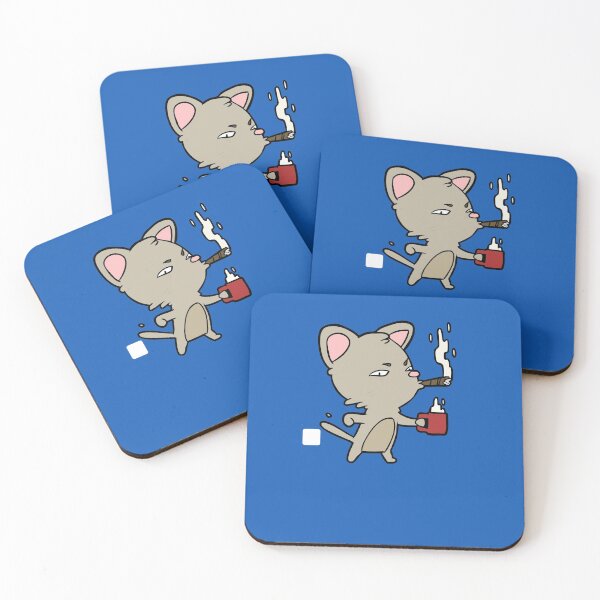 Item preview, I Hate Morning People AND Mornings AND People Coffee Cat designed and sold by Naked-Alien.