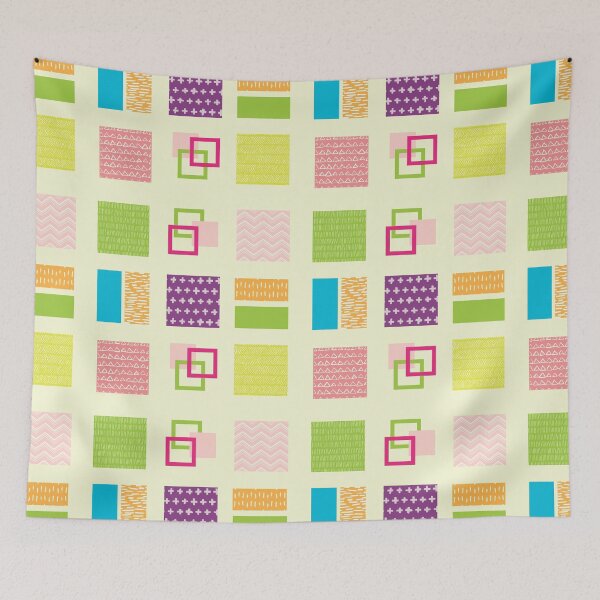 Item preview, Colorful Geometric Squares designed and sold by Jules McCullough.