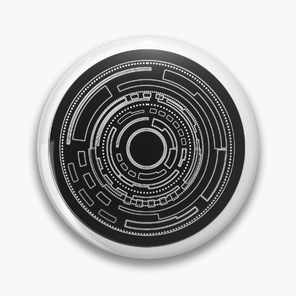 Artikelvorschau, Techno Tekno, Cyber Punk Schwarz-Weiß-Design entworfen und verkauft von Joolsd.