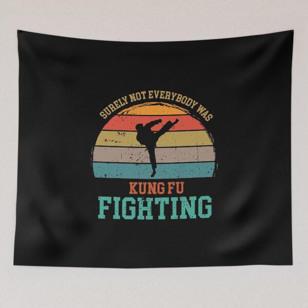 Item preview, Funny Martial Arts Surely Not Everybody Was Kung Fu Fighting Sunset designed and sold by thecooltable.