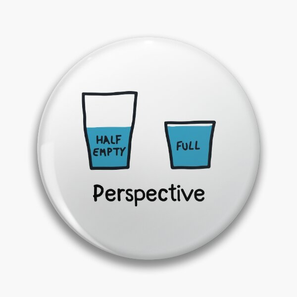 Item preview, Its all about Perspective Half Empty Half full Glass Quotes designed and sold by Obsesie.