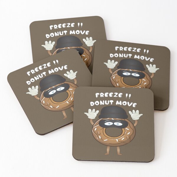 Item preview, Freeze donut move !! A funny donut thief design designed and sold by Donutlovers.