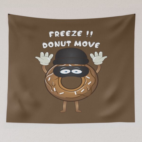 Item preview, Freeze donut move !! A funny donut thief design designed and sold by Donutlovers.