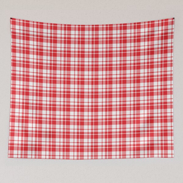 Item preview, Checkered Red and White Plaid designed and sold by Eng-Sun.